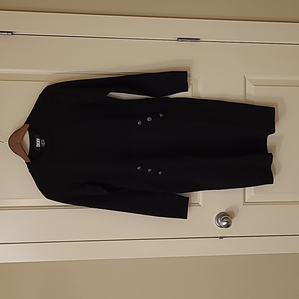 Women's DKNY Sweater Dress With Button Detail